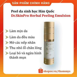 Dr.SkinPro Herbal Peeling Emulsion – Bí quyết làm đẹp da y khoa, an toàn & hiệu quả