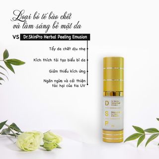 Dr.SkinPro Herbal Peeling Emulsion – Bí quyết làm đẹp da y khoa, an toàn & hiệu quả