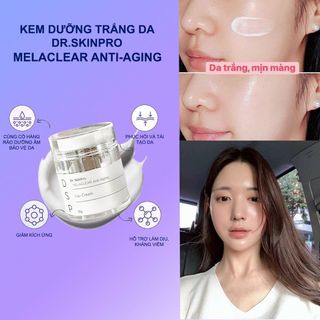 Kem dưỡng trị nám ngày Drskinpro Melaclear Anti-Aging Day Cream