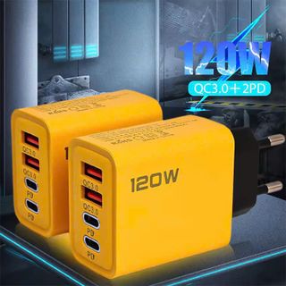 CỐC SẠC 120W ( CHÂN TRÒN & CHÂN DẸT )