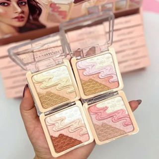 Phấn má hồng bắt sáng ombre nhiều màu  AnyLadyGlow