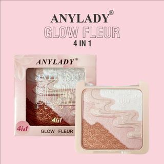 Phấn má hồng bắt sáng ombre nhiều màu  AnyLadyGlow