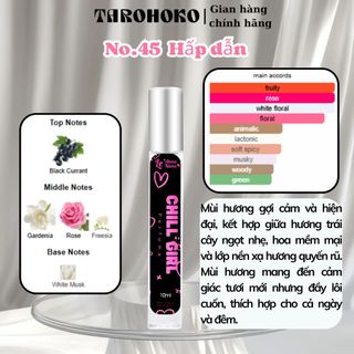 No.49 SÌ Chill Girl - Nước hoa nữ 10ml siêu hot hit - Tarohoko