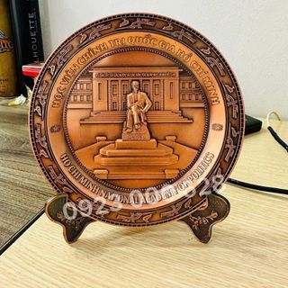 Đúc đĩa lưu niệm, đĩa đồng đúc, đĩa ăn mòn quà tặng