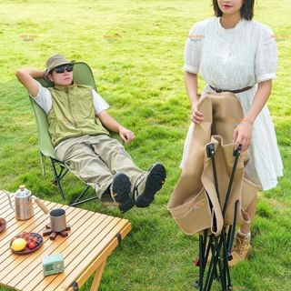 Ghế Gấp Dã Ngoại Có Gác Chân, Ghế Xếp Gọn Thư Giãn 4 Tư Thế, Siêu Nhẹ – Dùng Cho Cắm Trại, Câu Cá, Picnic Ngoài Trời