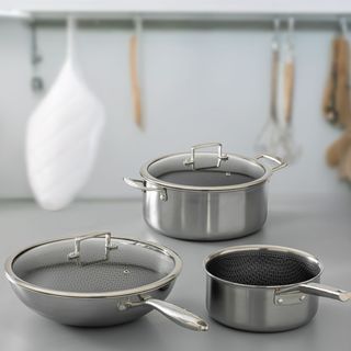 Quánh Inox chống dính tổ ong Aristo 18cm (( Sỉ từ 20tr trờ lên từ 50 cái trờ lên)