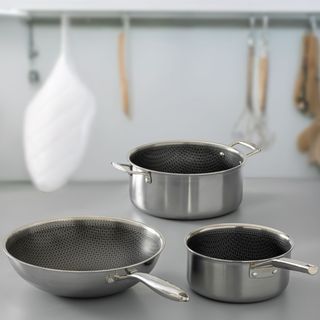 Quánh Inox chống dính tổ ong Aristo 18cm (( Sỉ từ 20tr trờ lên từ 50 cái trờ lên)