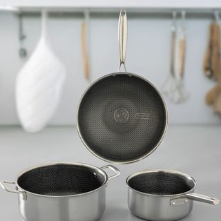 Quánh Inox chống dính tổ ong Aristo 18cm (( Sỉ từ 20tr trờ lên từ 50 cái trờ lên)