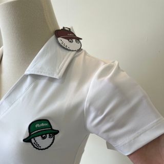 MALBON ÁO THUN THỂ THAO NỮ CỔ V TAY NGẮN THỜI TRANG MÙA HÈ SLIMFIT