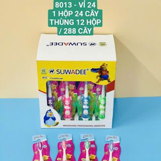 Bàn chải đánh răng cho trẻ em SUWADEE 8013 hình mèo TOM (24 cây/hộp)
