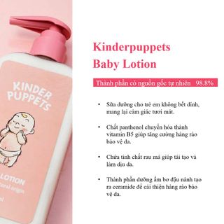 Kinder Puppets chăm sóc da em bé thành phần 100% từ thiên nhiên - chính hãng, giá tốt từ nhà sản xuất, hỗ trợ chi phí marketing lần đầu, hỗ trợ vận chuyển, thủ tục thông quan