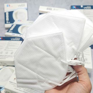 Combo 50 Cái Khẩu Trang Y Tế PT MASK VNN95, Chống Bụi Siêu Mịn PM2.5, Màu Trắng (Một hộp gồm 10 cái)