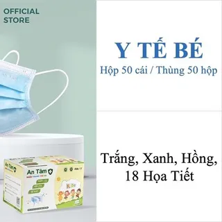 Khẩu Trang An Tâm Y Tế Em Bé Hộp 50 Cái (Thùng 50 Hộp)