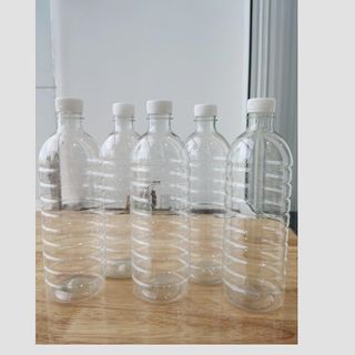 Chai Nhựa 1 Lít Nắp Trắng Vặn- Đựng Dầu Ăn, Nước Mắm, Mật Ong,Thực Phẩm-Bao 150 Chai-