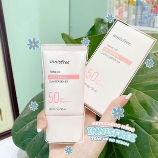 Kem Chống Nắng Innisfreetone Up No Sebum Sunscreen EX SPF50 PA++++ -50ml