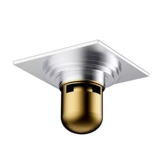 Phễu thu sàn đồng thau mạ crom sáng bóng P25 ngăn mùi tuyệt đối