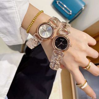 SALE BỎ MẪU ĐỒNG HỒ NỮ THỜI TRANG GUZCI MẶT TRÒN DÂY LẮC