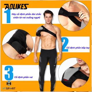 Đai Bảo Vệ Khớp Vai Tránh Chấn Thương Chính Hãng Aolikes AL1697