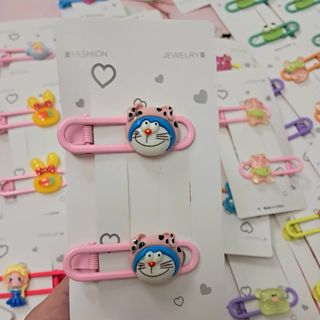 VỈ KẸP MÁI 2 CHI TIẾT CHARM ĐÔI SIU XINH
