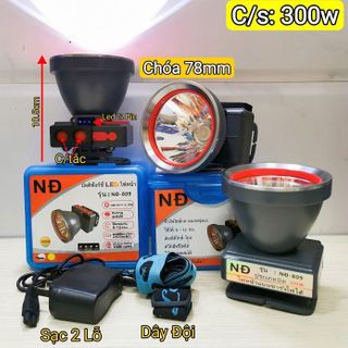 ĐÈN ĐỘI ĐẦU SIÊU SÁNG CÔNG SUẤT 300W NĐ 809