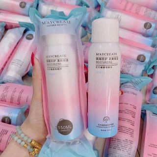 XỊT CHỐNG NẮNG DƯỠNG TRẮNG DA MAYCREATEMOISTURIZING 150ml
