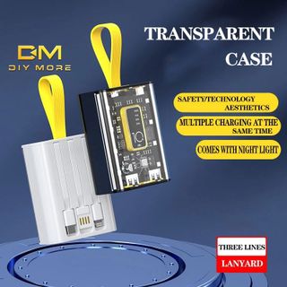 SẠC DỰ PHÒNG 10W DUNG LƯỢNG LỚN TRONG SUỐT
