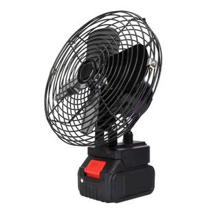 QUẠT TÍCH ĐIỆN LỒNG SẮT 1 PIN 10 CELL KÈM SẠC