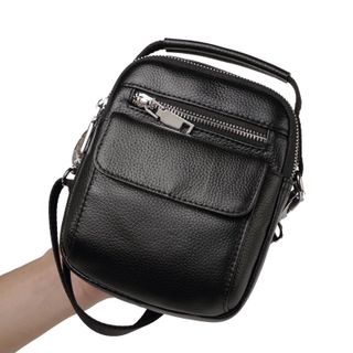 Túi đeo chéo nam da bò thật 6091A