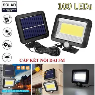 Đèn Năng Lượng Cảm Biến F120 Có Khiển (Thùng 60 Cái)