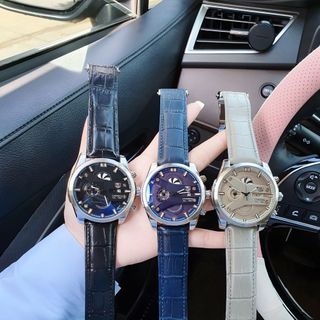 SALE BỎ MẪU ĐỒNG HỒ NAM TRUNG CẤP TAD HẺUER DÂY DA MẶT TRÒN giá sỉ