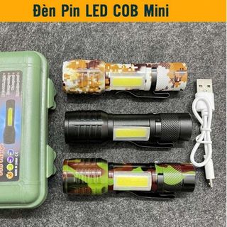 ĐÈN PIN SIÊU SÁNG LED MINI RẰN RI ZOOM XA FULL BOX