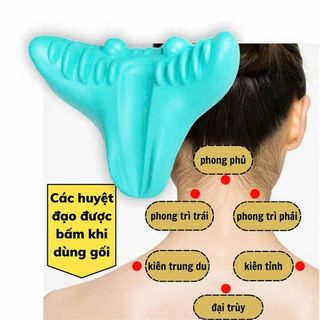 GỐI MASSAGE CỔ VAI GÁY BẰNG NHỰA MỀM