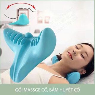 GỐI MASSAGE CỔ VAI GÁY BẰNG NHỰA MỀM