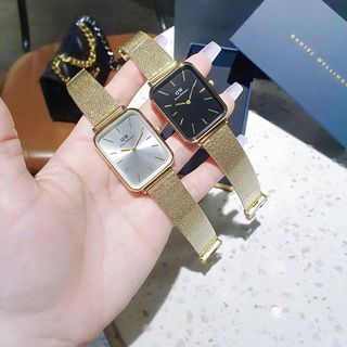 SALE BỎ MẪU ĐỒNG HỒ NAM THỜI TRANG DANIEL W LƯỚI MẶT CHỮ NHẬT