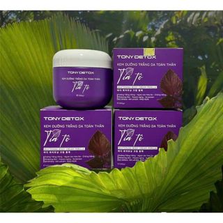 Kem Body Tía Tô-Kem dưỡng trắng da toàn thân tía tô tony (180g)