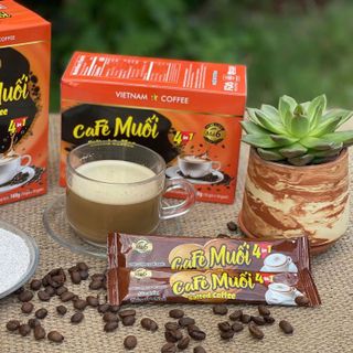 MÁ 6 - cà phê Muối - cà phê hòa tan 4in1-10 gói / hộp