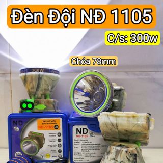 ĐÈN PIN ĐỘI ĐẦU SIÊU SÁNG 300W NĐ 1105