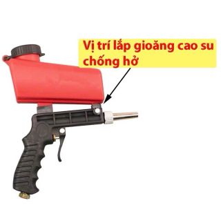 Súng phun cát hơi Súng phun cát khí nén áp lực 90 PSI súng bắn cát làm sạch bề mặt vật liệu, tạo nhám cho máy nén khí