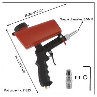 Súng phun cát hơi Súng phun cát khí nén áp lực 90 PSI súng bắn cát làm sạch bề mặt vật liệu, tạo nhám cho máy nén khí