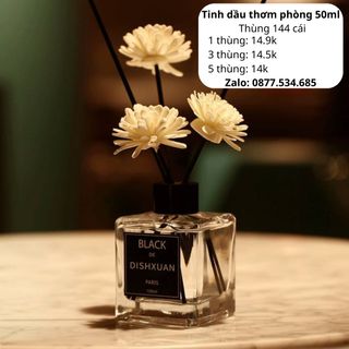 Tinh Dầu Thơm Phòng Thiên Nhiên 50ml Nước hoa để phòng Bản Sang Trọng Que Gỗ Tự Khuếch Tán