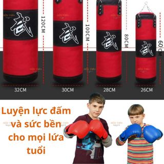 Bao Cát Boxing, Bao Đấm Boxing Combo Full Phụ Kiện Dành Cho Người Lớn Và Trẻ Em,   Luyện Boxing Võ Thuật