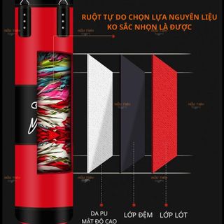Bao Cát Boxing, Bao Đấm Boxing Combo Full Phụ Kiện Dành Cho Người Lớn Và Trẻ Em, Luyện Boxing Võ Thuật