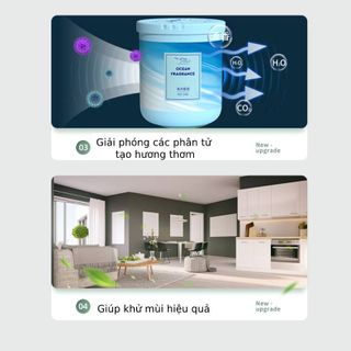 Sáp Thơm Phòng Khử Mùi Phòng Ngủ Nhà Vệ Sinh Toilet Ô Tô Với Mùi Hương Tự Nhiên 190g Siêu Tiện Lợi