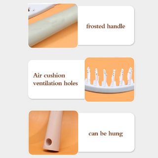 Lược Chải Tóc Đệm Khí Mát Xa Da Đầu Tạo Kiểu Tóc Xoăn Dài Đặc Biệt Cho Nữ Tiện Lợi