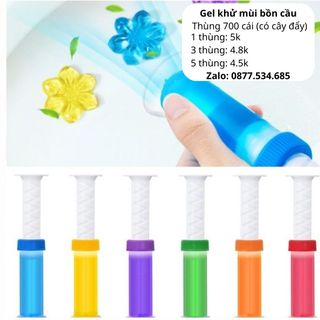 Gel Khử Mùi Bồn Cầu 12-14 Bông Gel Thơm Làm Sạch Khử Mùi Vệ Sinh