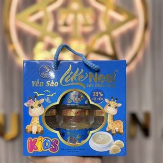 Yến Sào Like Nest Kids Xanh Dương 35% (Thùng 20 Lốc)