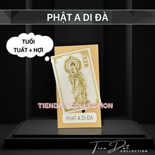 Linh Phù 8 Vị Phật Bản Mệnh Dán Điện Thoại Bỏ Bóp Ví Cầu Bình An May Mắn