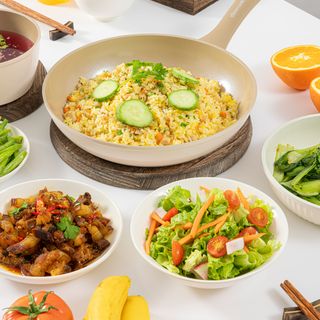 Chảo rán nhôm chống dính Luna - AMERCOOK size 24cm Chảo rán chống dính Ceramic dùng cho mọi loại bếp