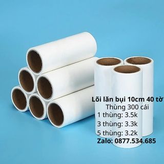 Lõi Lăn Bụi 10cm Làm Sạch Quần Áo, Lông Thú, Ga Giường Lõi Dự Phòng