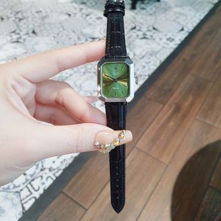SALE BỎ MẪU ĐỒNG HỒ NỮ THỜI TRANG ROLET DA CHỮ NHẬT MINI